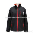 Women's Fashionable Softshell Jacket with 94% Polyester, 6% Spandex Fabric